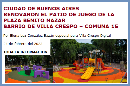 RENOVACION DE JUEGOS